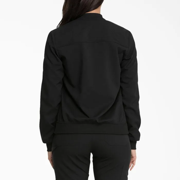Women039s Balance Zip Front Scrub Jacket Black Black blk Women Dickies Scrubs Women039s Balance Zip Front Scrub Jacket Black Black blk Women Dickies Scrubs