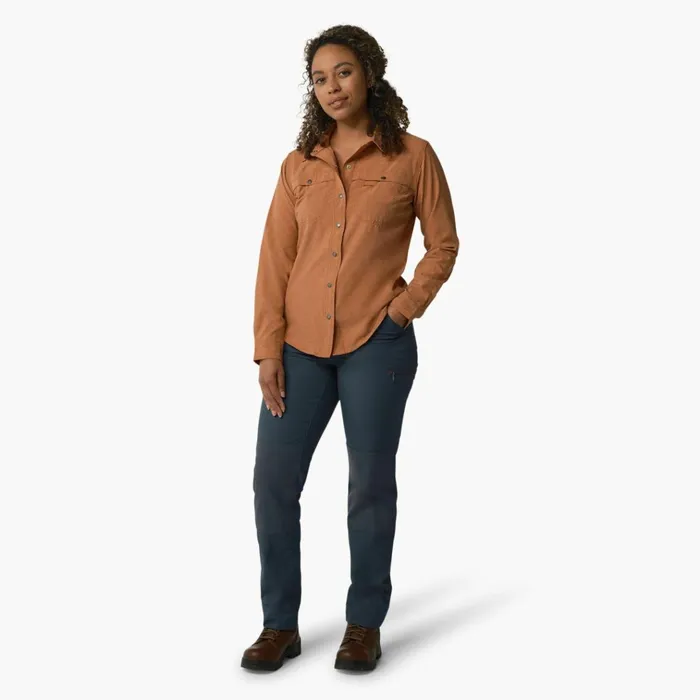 Women039s Cooling RollTab Work Shirt Copper Heather Copper Heather eh2 Women Dickies Work Tops Women039s Cooling RollTab Work Shirt Copper Heather Copper Heather eh2 Women Dickies Work Tops