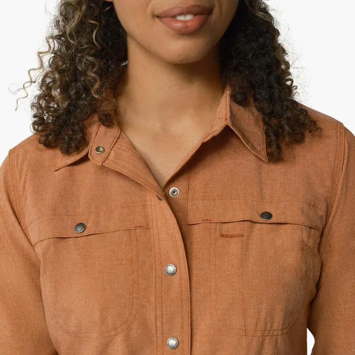 Women039s Cooling RollTab Work Shirt Copper Heather Copper Heather eh2 Women Dickies Work Tops Women039s Cooling RollTab Work Shirt Copper Heather Copper Heather eh2 Women Dickies Work Tops
