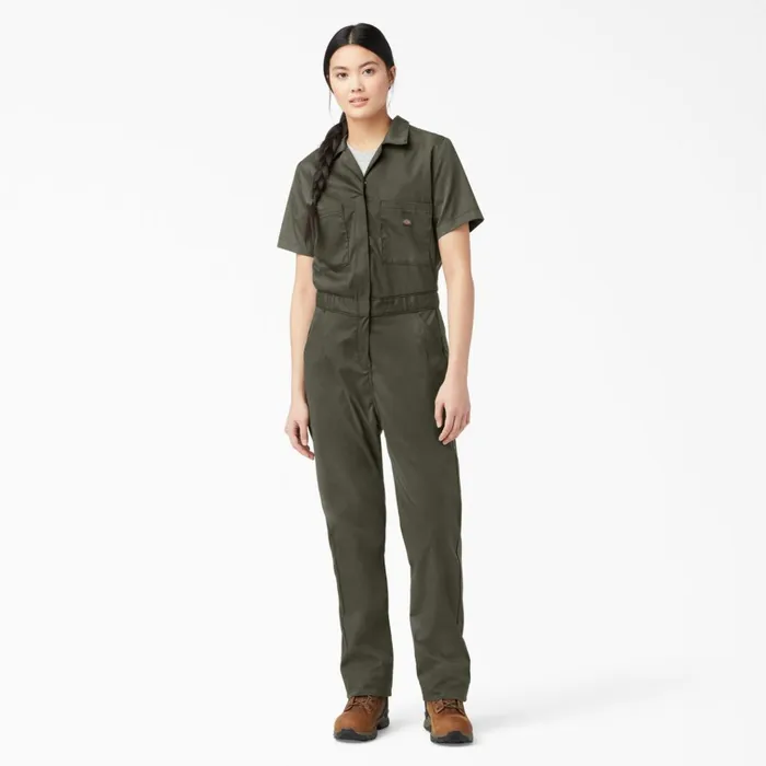 Women039s Cooling Short Sleeve Coveralls Moss Green Moss Green ms Women Dickies Painters Women039s Cooling Short Sleeve Coveralls Moss Green Moss Green ms Women Dickies Painters
