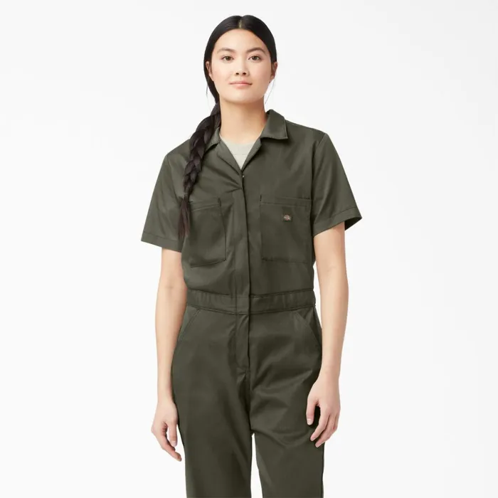 Women039s Cooling Short Sleeve Coveralls Moss Green Moss Green ms Women Dickies Painters Women039s Cooling Short Sleeve Coveralls Moss Green Moss Green ms Women Dickies Painters