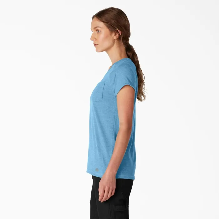 Women039s Cooling Short Sleeve Pocket TShirt Azure Blue Azure Blue ab2 Women Dickies Hi Vis Women039s Cooling Short Sleeve Pocket TShirt Azure Blue Azure Blue ab2 Women Dickies Hi Vis