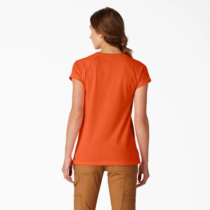 Women039s Cooling Short Sleeve Pocket TShirt Bright Orange Bright Orange bod Women Dickies TShirts Women039s Cooling Short Sleeve Pocket TShirt Bright Orange Bright Orange bod Women Dickies TShirts