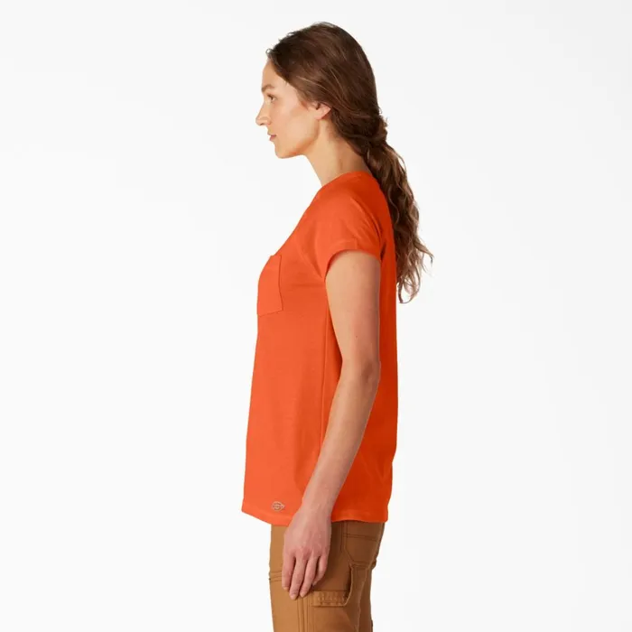 Women039s Cooling Short Sleeve Pocket TShirt Bright Orange Bright Orange bod Women Dickies TShirts Women039s Cooling Short Sleeve Pocket TShirt Bright Orange Bright Orange bod Women Dickies TShirts