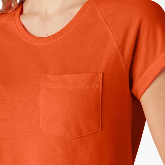 Women039s Cooling Short Sleeve Pocket TShirt Bright Orange Bright Orange bod Women Dickies TShirts Women039s Cooling Short Sleeve Pocket TShirt Bright Orange Bright Orange bod Women Dickies TShirts
