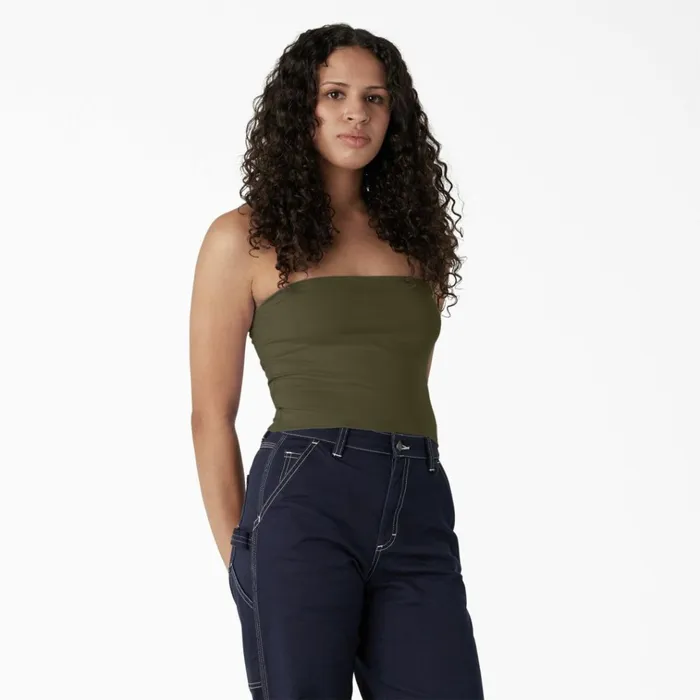 Women039s Knit Tube Top Military Green Military Green ml Women Dickies Cropped Tops Women039s Knit Tube Top Military Green Military Green ml Women Dickies Cropped Tops