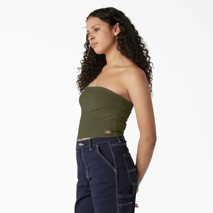 Women039s Knit Tube Top Military Green Military Green ml Women Dickies Cropped Tops Women039s Knit Tube Top Military Green Military Green ml Women Dickies Cropped Tops