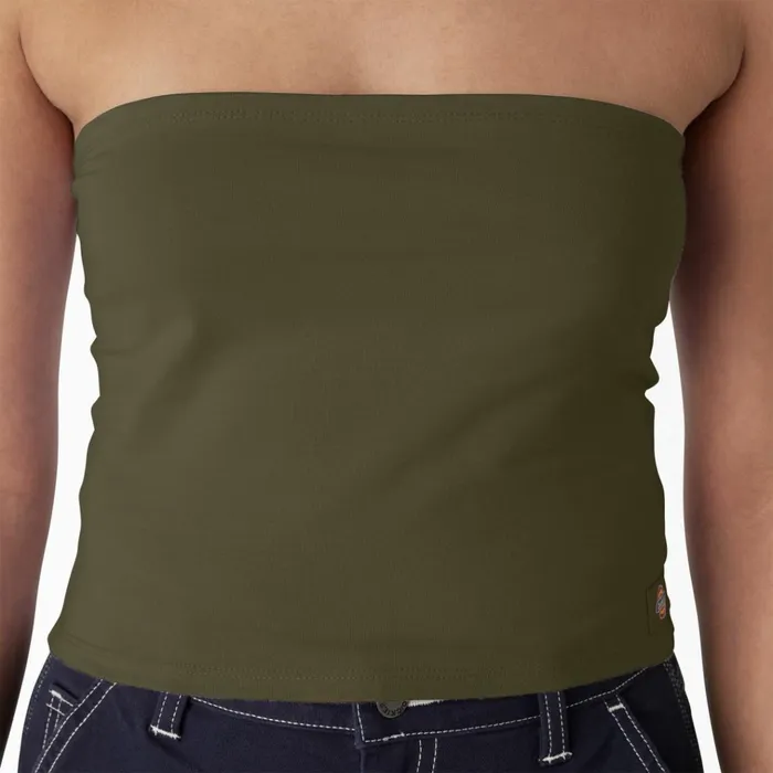 Women039s Knit Tube Top Military Green Military Green ml Women Dickies Cropped Tops Women039s Knit Tube Top Military Green Military Green ml Women Dickies Cropped Tops