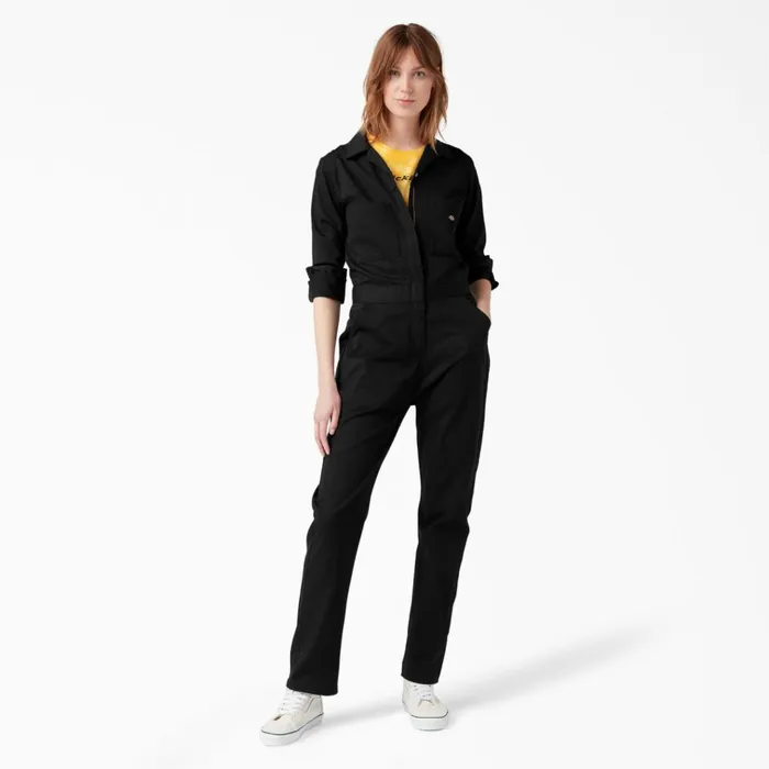 Women039s Long Sleeve Coveralls Black Black bk Women Dickies Coveralls Women039s Long Sleeve Coveralls Black Black bk Women Dickies Coveralls