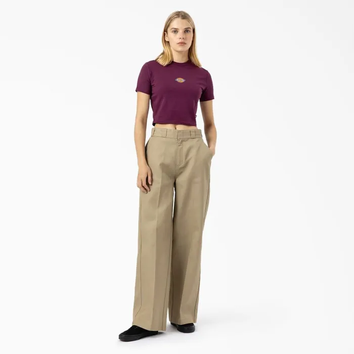 Women039s Maple Valley Logo Cropped TShirt Grape Wine Grape Wine gw9 Women Dickies Cropped Tops Women039s Maple Valley Logo Cropped TShirt Grape Wine Grape Wine gw9 Women Dickies Cropped Tops