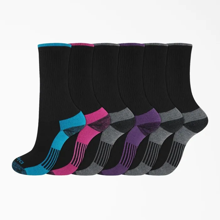 Women039s Moisture Control Crew Socks Size 69 6Pack Black Assorted Black Assorted qy Women Dickies Socks Women039s Moisture Control Crew Socks Size 69 6Pack Black Assorted Black Assorted qy Women Dickies Socks