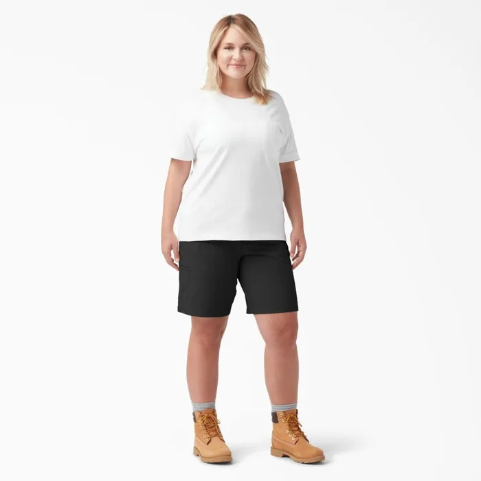 Women039s Plus Cooling Relaxed Fit Shorts 9034 Black Black bk Women Dickies Work Shorts Women039s Plus Cooling Relaxed Fit Shorts 9034 Black Black bk Women Dickies Work Shorts