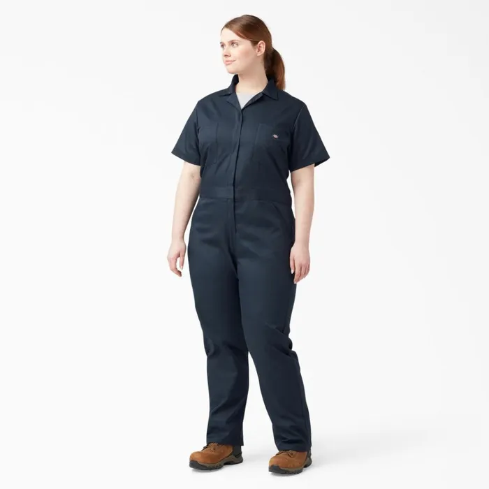 Women039s Plus FLEX Cooling TempiQ Short Sleeve Coveralls Dark Navy Dark Navy dn Women Dickies Coveralls Women039s Plus FLEX Cooling TempiQ Short Sleeve Coveralls Dark Navy Dark Navy dn Women Dickies Coveralls