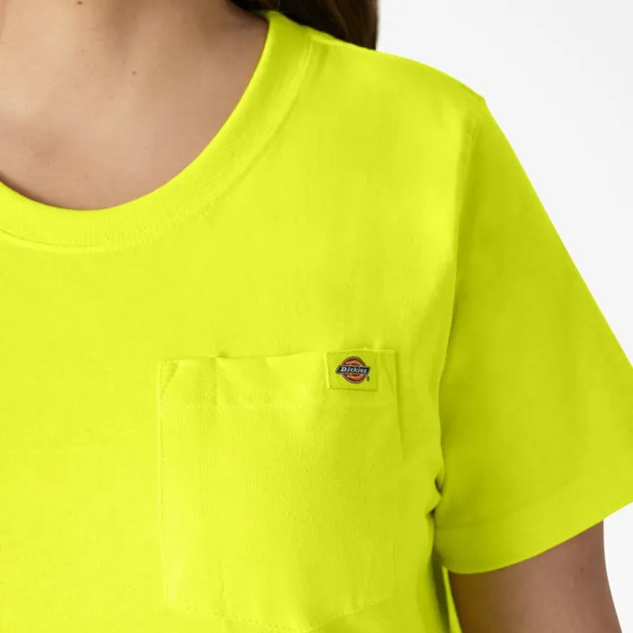 Women039s Plus Heavyweight Short Sleeve Pocket TShirt Bright Yellow Bright Yellow bwd Women Dickies TShirts Women039s Plus Heavyweight Short Sleeve Pocket TShirt Bright Yellow Bright Yellow bwd Women Dickies TShirts