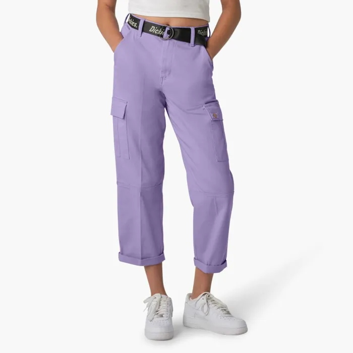Women039s Relaxed Fit Contrast Stitch Cropped Cargo Pants Purple Rose Purple Rose ur2 Women Dickies Cargo Women039s Relaxed Fit Contrast Stitch Cropped Cargo Pants Purple Rose Purple Rose ur2 Women Dickies Cargo