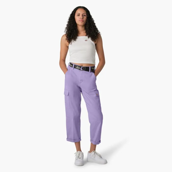 Women039s Relaxed Fit Contrast Stitch Cropped Cargo Pants Purple Rose Purple Rose ur2 Women Dickies Cargo Women039s Relaxed Fit Contrast Stitch Cropped Cargo Pants Purple Rose Purple Rose ur2 Women Dickies Cargo