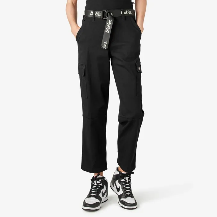 Women039s Relaxed Fit Cropped Cargo Pants Black Black bkx Women Dickies Cargo Women039s Relaxed Fit Cropped Cargo Pants Black Black bkx Women Dickies Cargo