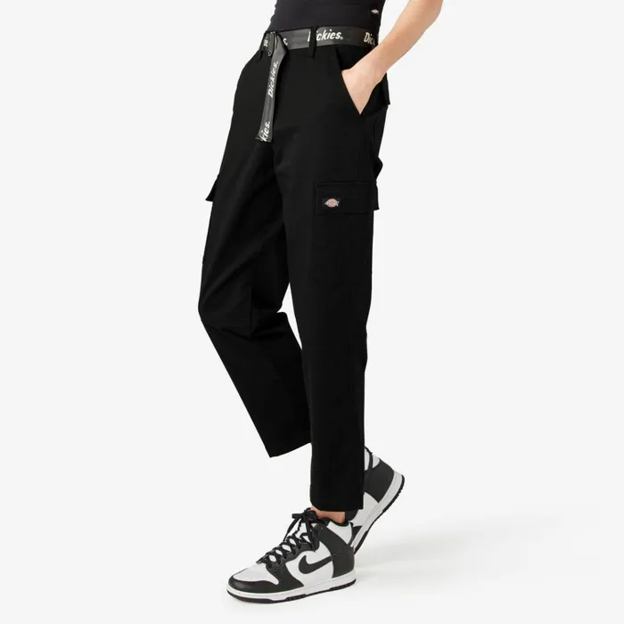 Women039s Relaxed Fit Cropped Cargo Pants Black Black bkx Women Dickies Cargo Women039s Relaxed Fit Cropped Cargo Pants Black Black bkx Women Dickies Cargo