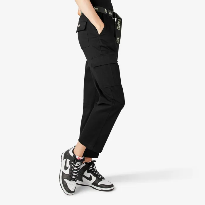 Women039s Relaxed Fit Cropped Cargo Pants Black Black bkx Women Dickies Cargo Women039s Relaxed Fit Cropped Cargo Pants Black Black bkx Women Dickies Cargo