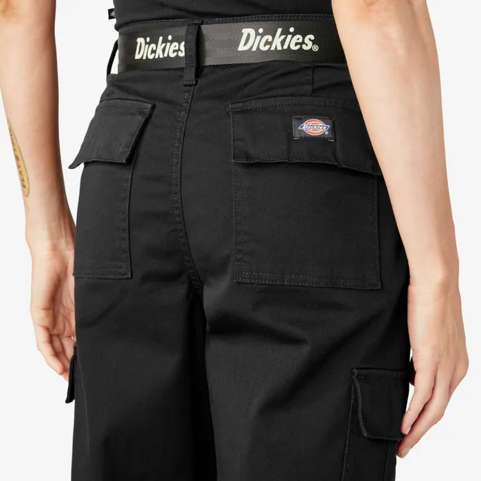 Women039s Relaxed Fit Cropped Cargo Pants Black Black bkx Women Dickies Cargo Women039s Relaxed Fit Cropped Cargo Pants Black Black bkx Women Dickies Cargo