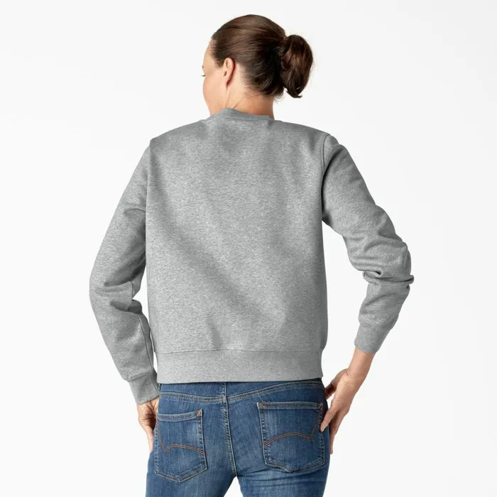 Women039s Water Repellent Logo Sweatshirt Heather GrayFired Brick Heather Grayfired Brick hgik Women Dickies Hoodies and Sweatshirts Women039s Water Repellent Logo Sweatshirt Heather GrayFired Brick Heather Grayfired Brick hgik Women Dickies Hoodies and Sweatshirts