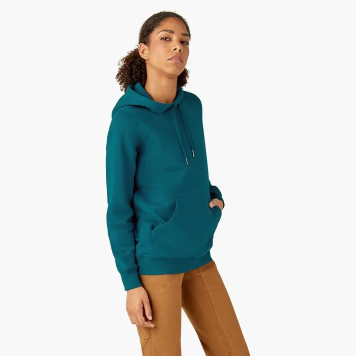 Women039s Water Repellent Sleeve Logo Hoodie Deep Lagoon Deep Lagoon dgn Women Dickies Hoodies and Sweatshirts Women039s Water Repellent Sleeve Logo Hoodie Deep Lagoon Deep Lagoon dgn Women Dickies Hoodies and Sweatshirts