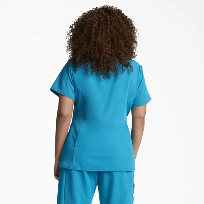 Women039s Xtreme Stretch VNeck Scrub Top Teal Teal dtl Women Dickies Scrubs Women039s Xtreme Stretch VNeck Scrub Top Teal Teal dtl Women Dickies Scrubs