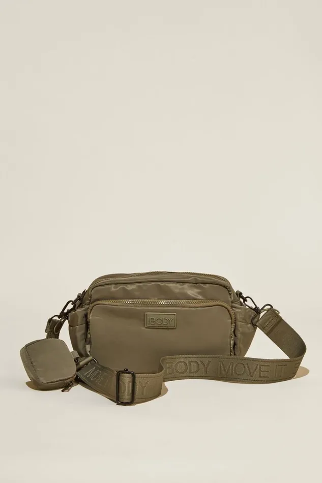 Women Accessories Cotton On Active Essentials Crossbody Bag Tea Leaf