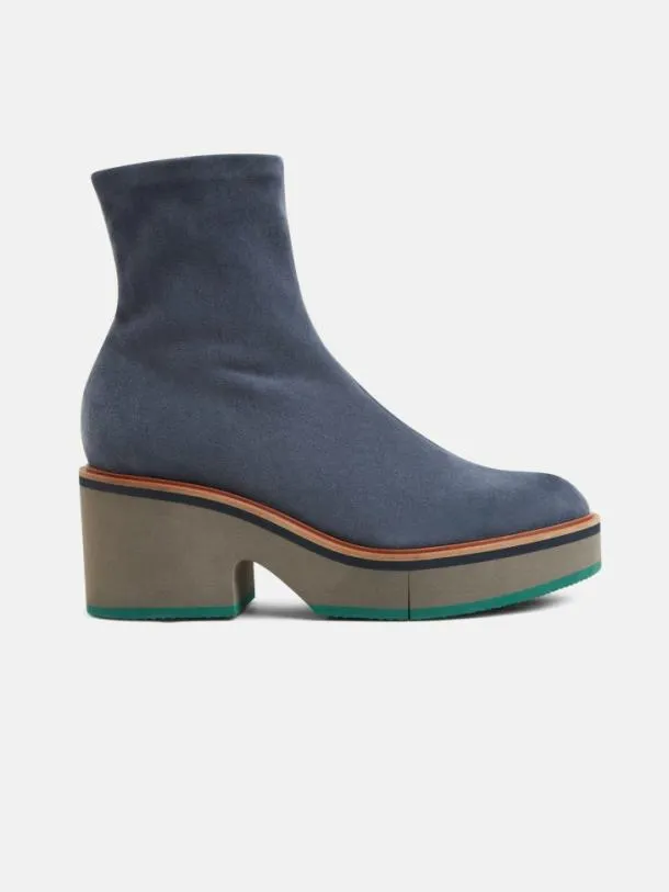 Women ALBANE Suede Stretch Mineral Clergerie Ankle Boots