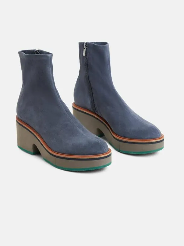Women ALBANE Suede Stretch Mineral Clergerie Ankle Boots
