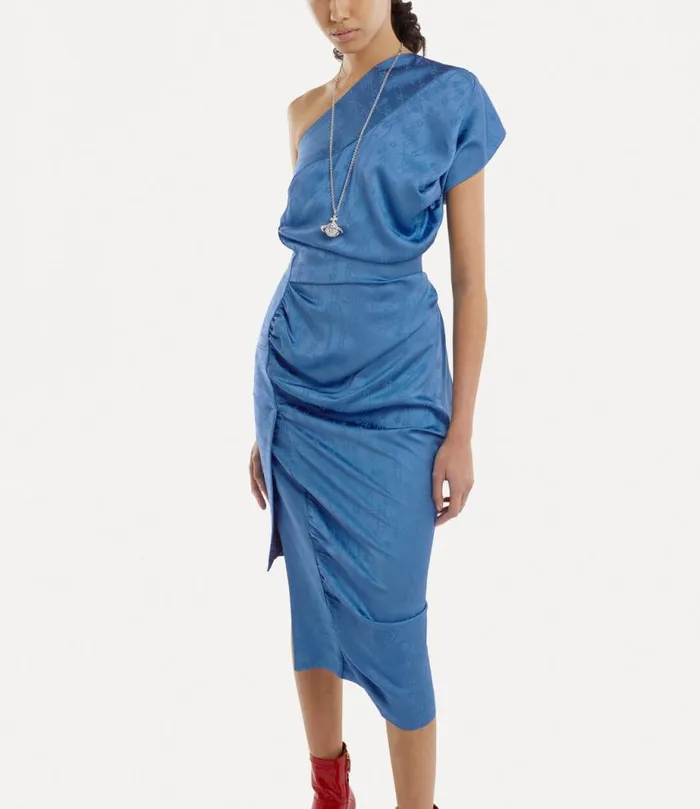 Women Andalouse Dress Blue Vivienne Westwood Dresses Women Andalouse Dress Blue Vivienne Westwood Dresses