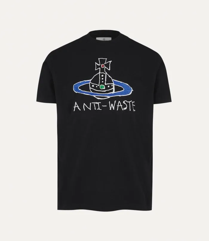Women AntiWaste Classic Tshirt Black Vivienne Westwood Tops And Shirts