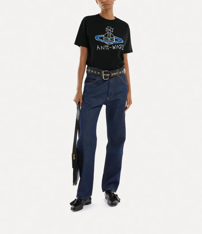 Women AntiWaste Classic Tshirt Black Vivienne Westwood Tops And Shirts Women AntiWaste Classic Tshirt Black Vivienne Westwood Tops And Shirts
