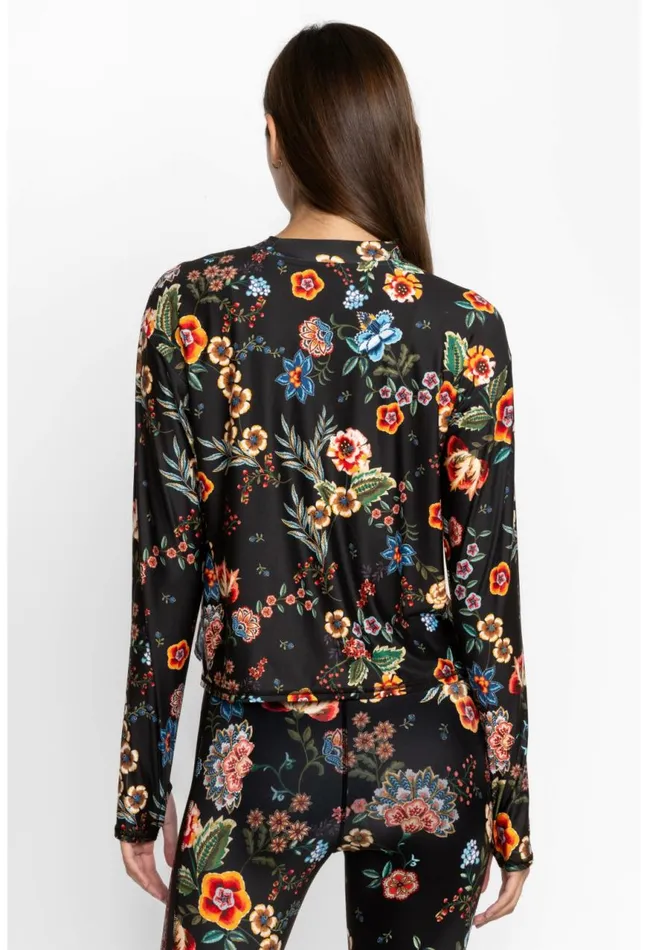 Women Ardell Mock Neck Step Hem Tee Ardell Johnny Was Active