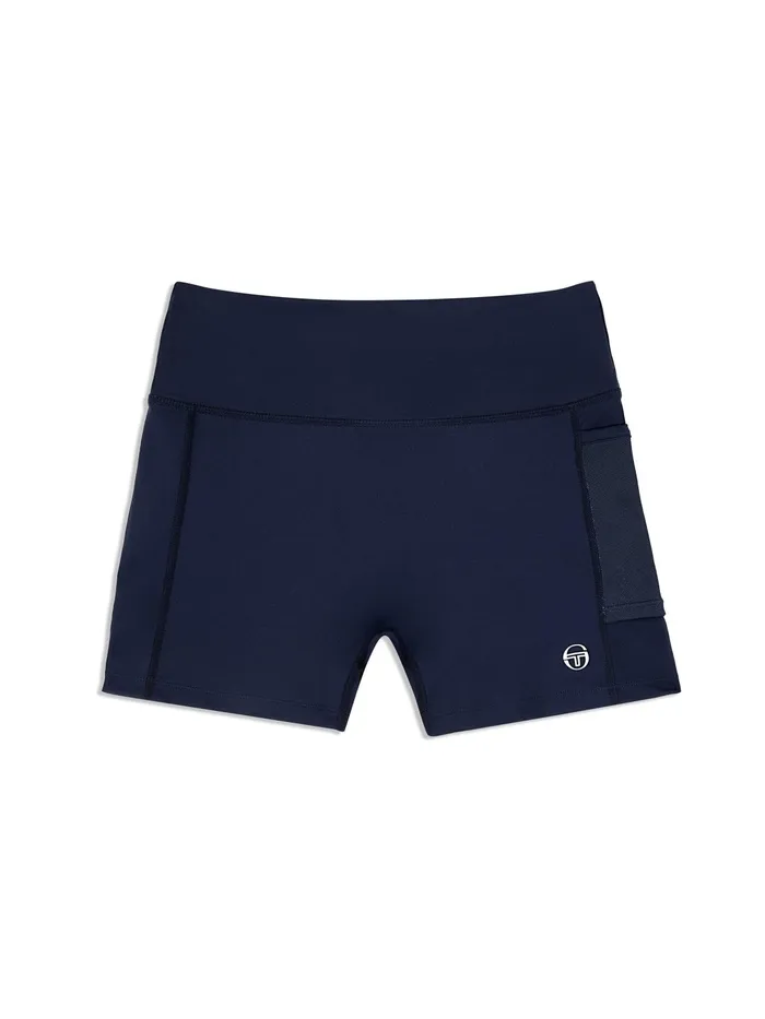 Women Athleisure Sergio Tacchini Elisa Tennis Short Maritime Blue