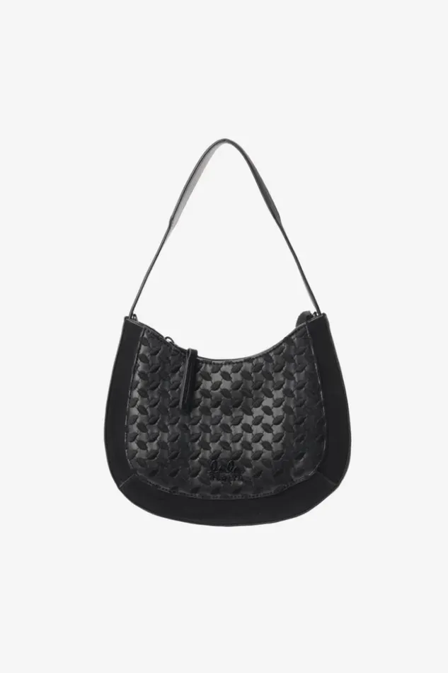 Women Bags Lala Berlin Mini Shoulderbag Mesca Vegan Leather Heritage Embroidery Black Women Bags Lala Berlin Mini Shoulderbag Mesca Vegan Leather Heritage Embroidery Black