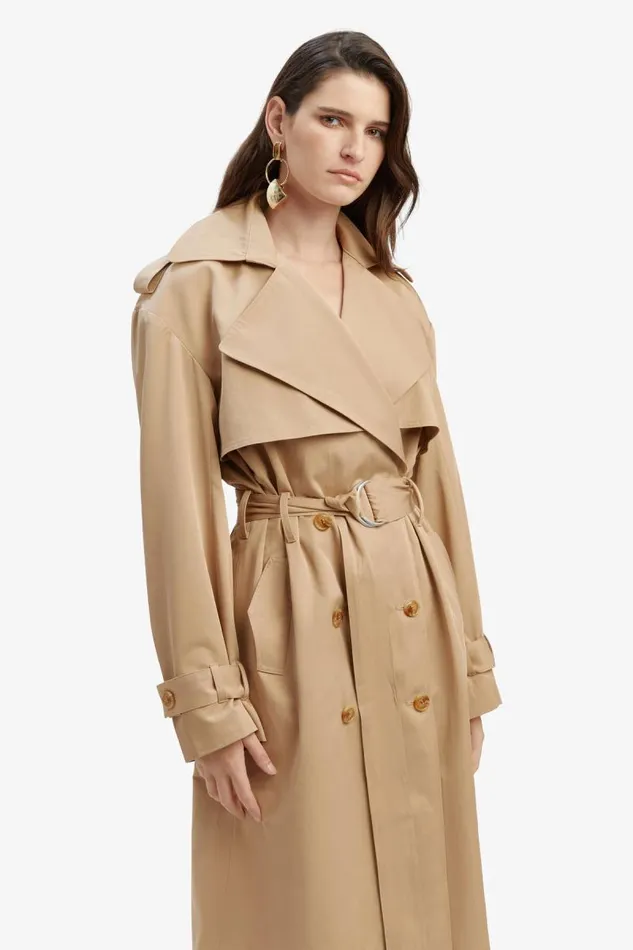 Women Bardot Coats Halle Trench Coat In Tan Women Bardot Coats Halle Trench Coat In Tan