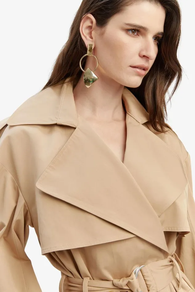 Women Bardot Coats Halle Trench Coat In Tan Women Bardot Coats Halle Trench Coat In Tan