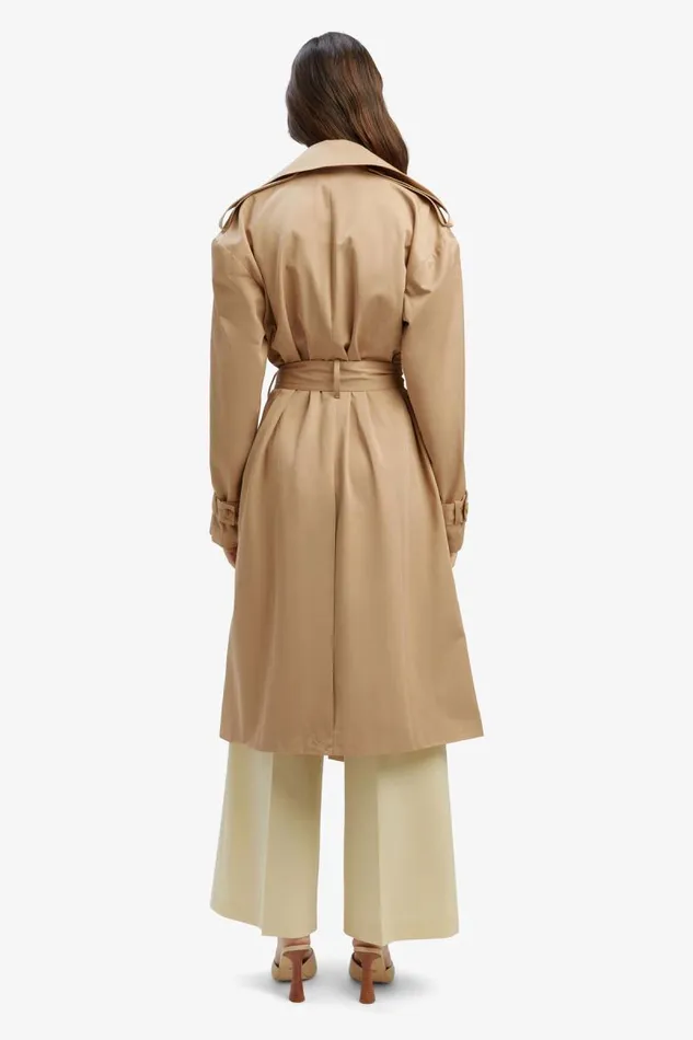 Women Bardot Coats Halle Trench Coat In Tan Women Bardot Coats Halle Trench Coat In Tan