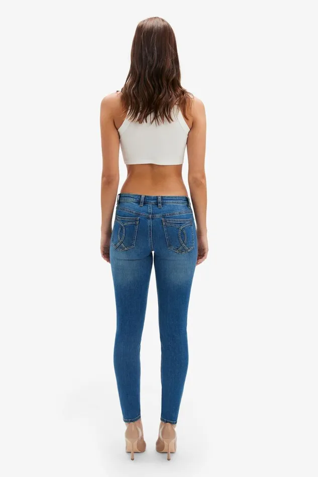 Women Bardot Skinny Jean Kate Hipster Jeans In Dark Denim Women Bardot Skinny Jean Kate Hipster Jeans In Dark Denim