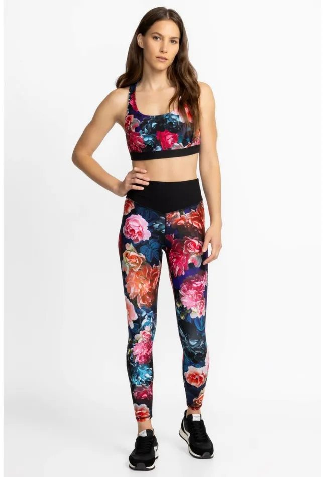 Women Bee Active VYoke Legging Studio Johnny Was Active