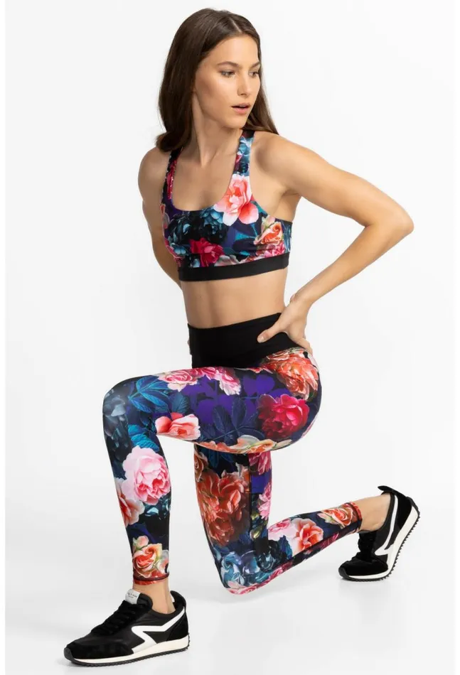 Women Bee Active VYoke Legging Studio Johnny Was Active
