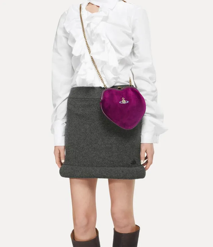 Women Belle Heart Frame Purse Purple Vivienne Westwood Wallets And Purses Women Belle Heart Frame Purse Purple Vivienne Westwood Wallets And Purses