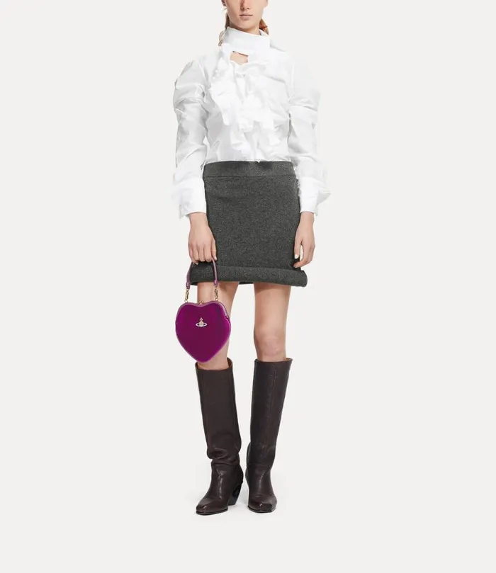 Women Belle Heart Frame Purse Purple Vivienne Westwood Wallets And Purses Women Belle Heart Frame Purse Purple Vivienne Westwood Wallets And Purses