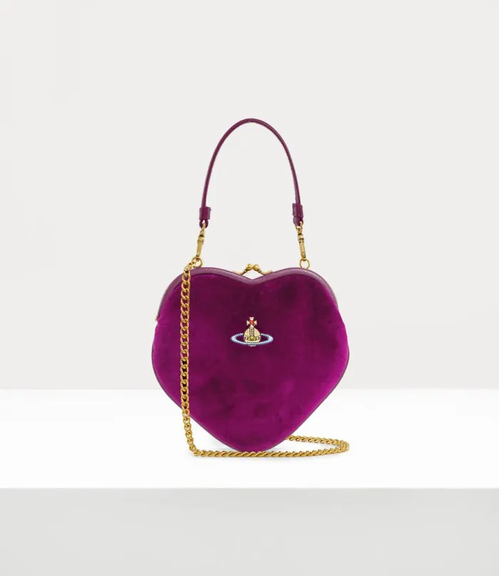 Women Belle Heart Frame Purse Purple Vivienne Westwood Wallets And Purses Women Belle Heart Frame Purse Purple Vivienne Westwood Wallets And Purses