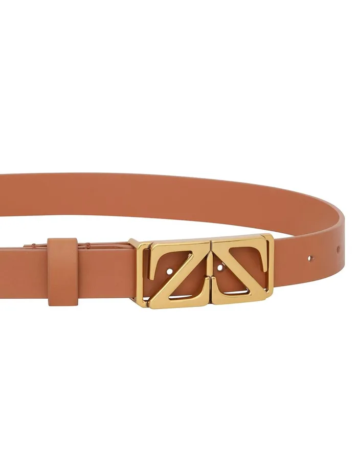 Women Belts Zimmermann Monogram Belt 25 Tan