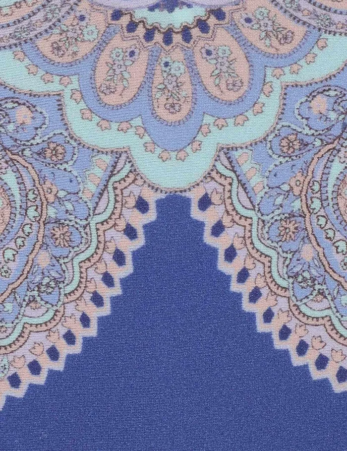 Women Bikinis Zimmermann Maxine Scarf Tie Bikini Cornflower Paisley