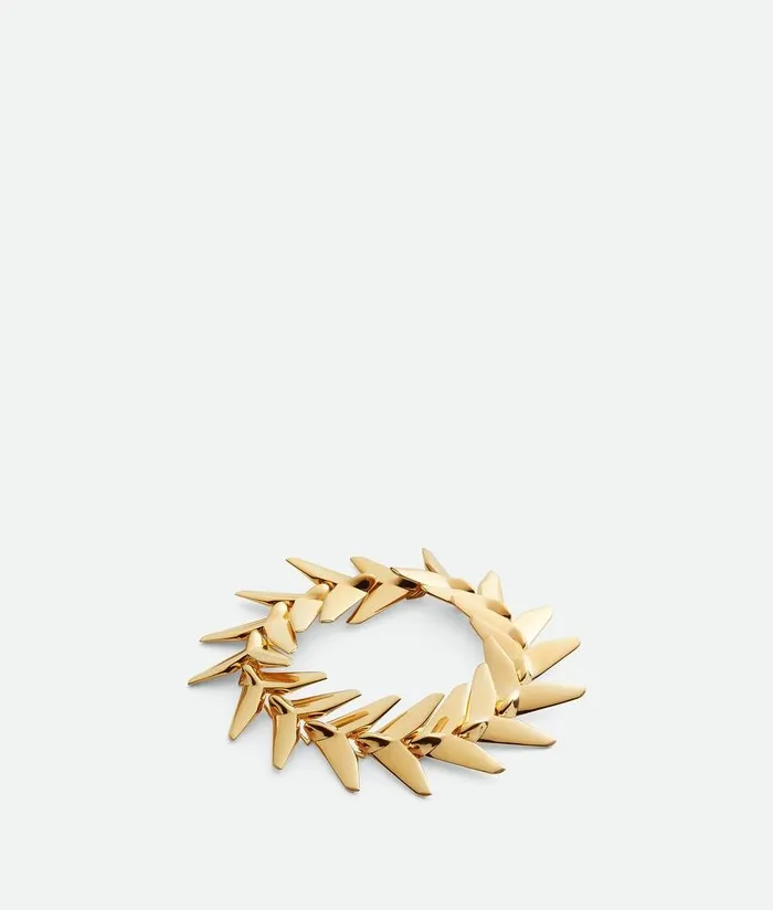 Women Bottega Veneta Bracelets Plane Bracelet Yellow Gold