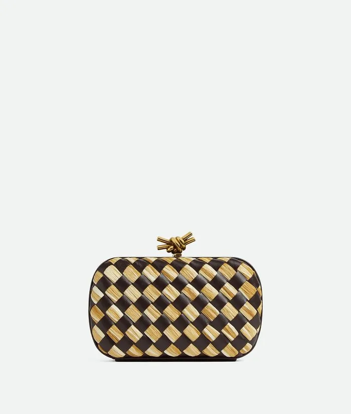 Women Bottega Veneta Clutch Knot Fondantnatural