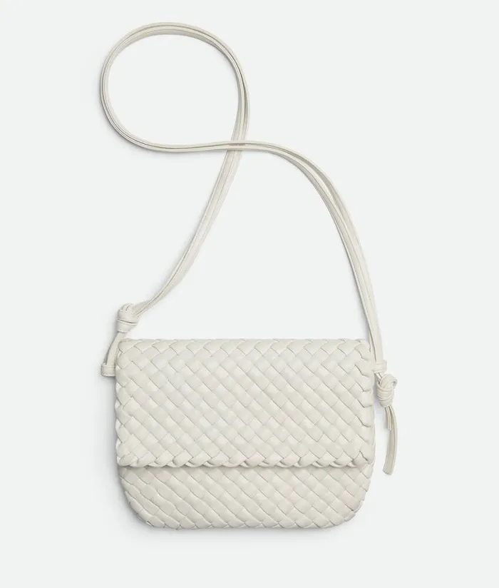 Women Bottega Veneta Crossbody Cobble Messenger White